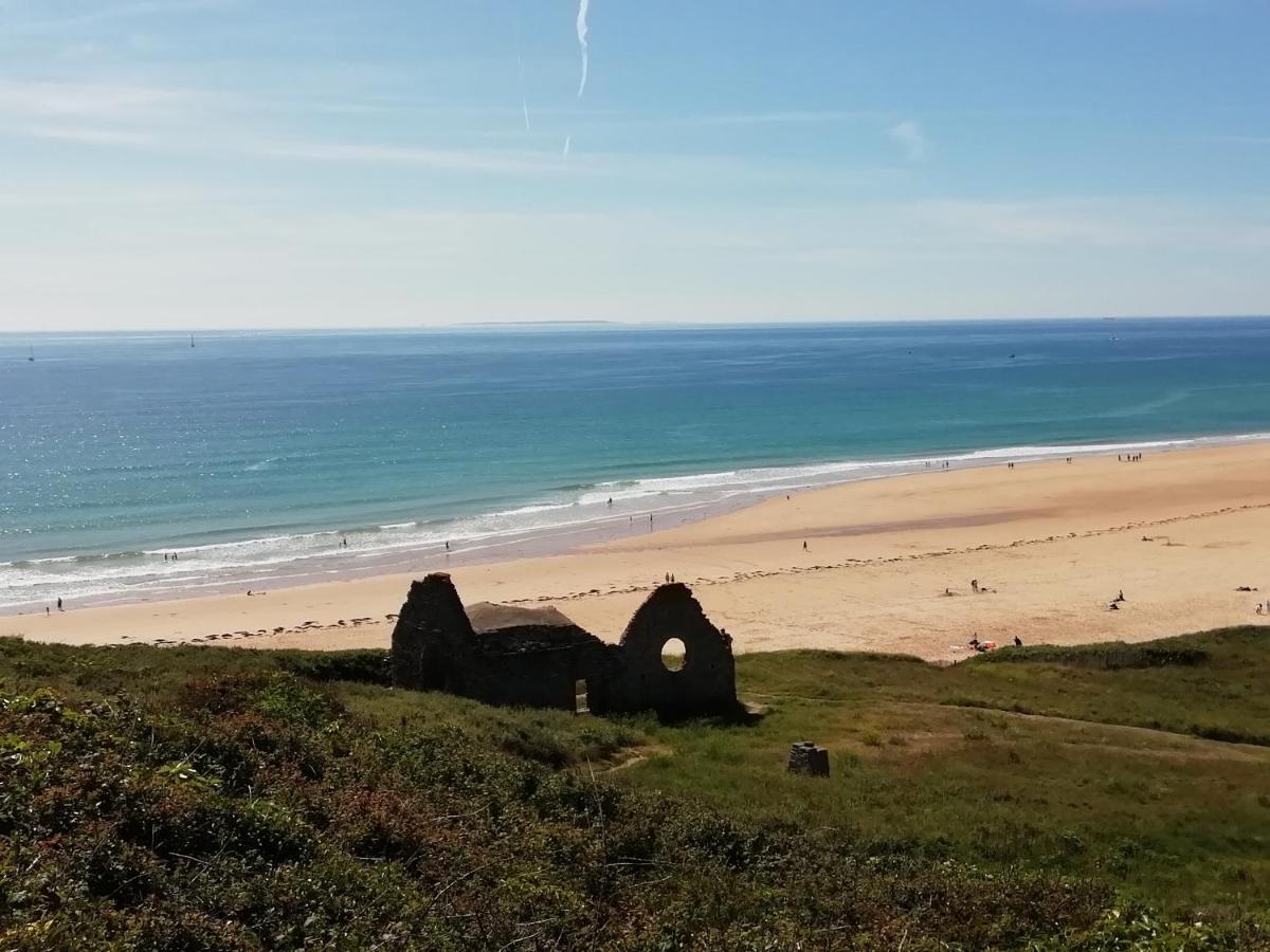 Les Terrasses Du Chateau Barneville-Carteret Exteriör bild